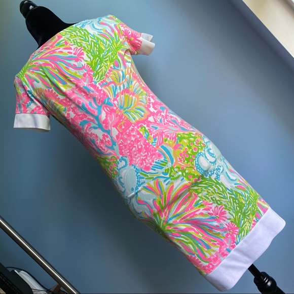 Lilly Pulitzer XS Bright Prima Cotton Beach Dress - Picture 6 of 9